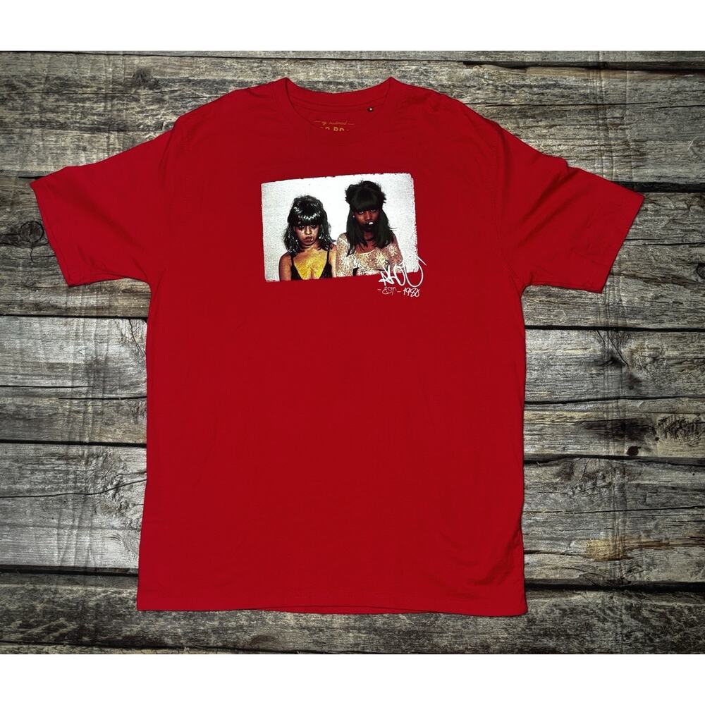 AKOO Mens Graphic T Shirt Graphic Streetwear Size 2XL Red